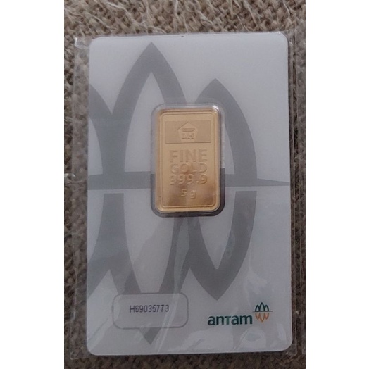 Emas Antam 5 gram tahun 2019