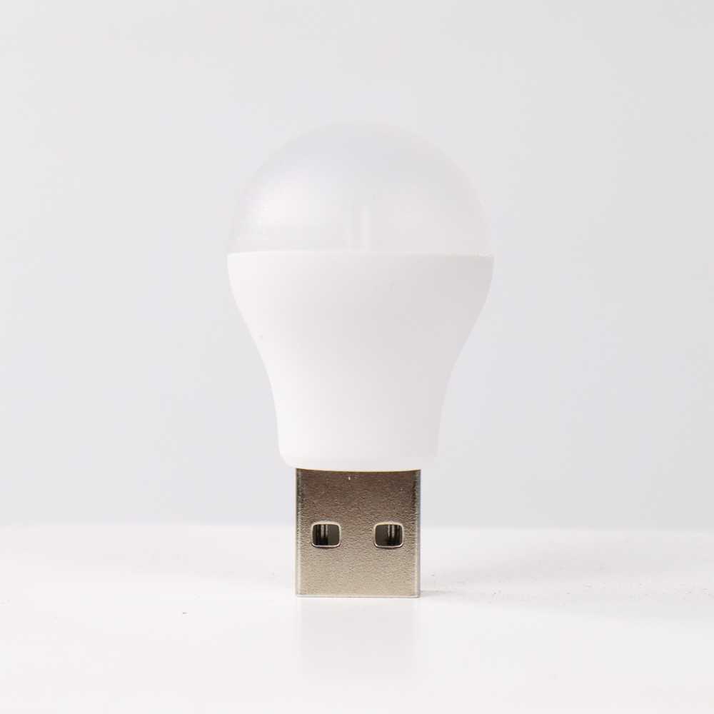 Oobest Lampu Bohlam LED USB Portable Light Cool White