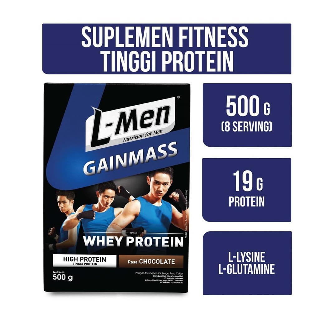 

PROMO L-MEN GAIN MASS CHOCOLATE 500 GR TERMURAH