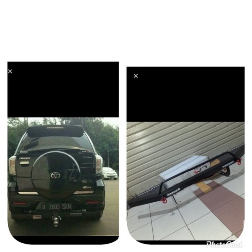 Unik paket tanduk depan mini n towing full ARB khusus rush n terios lama Berkualitas
