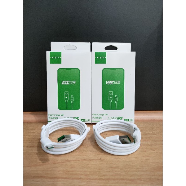 Kabel Data Oppo R17 / Kabel Oppo Vooc  MICRO &amp; TIPE C ori 100% / Kabel Oppo Vooc New Pack