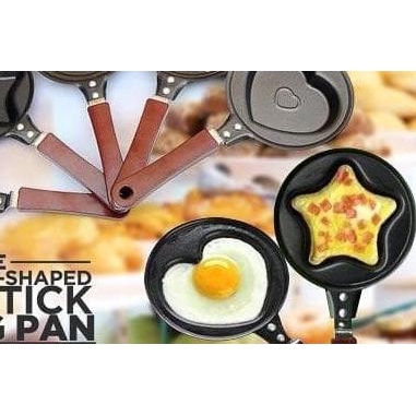 ♟ Wajan Mini / Teflon Mini Anti Lengket / Wajan Goreng Telur Bentuk - bunga ✩