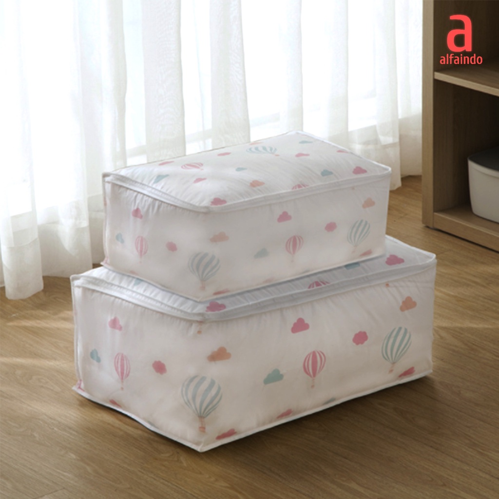 Alfaindo Tempat Penyimpanan Serbaguna Pakaian Selimut Storage Bag - TP010