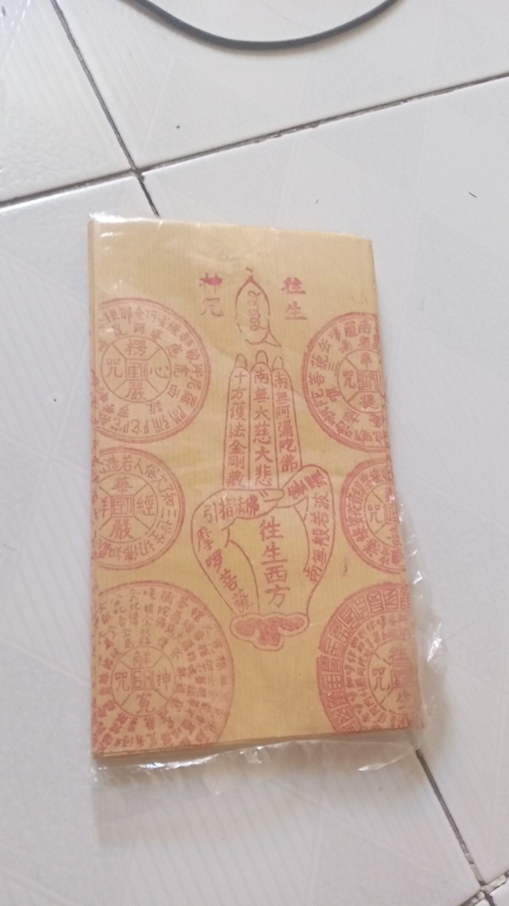 Kertas Ong Seng Jari Untuk Sembahyang Leluhur (qing Ming)