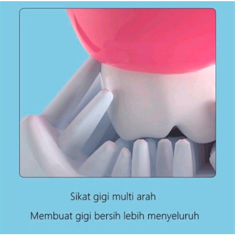 Sikat Gigi Anak Bentuk U Bahan Silikon dan Pasta Gigi Foam Anak Rasa Jeruk Strawberry ToothBrushBaby