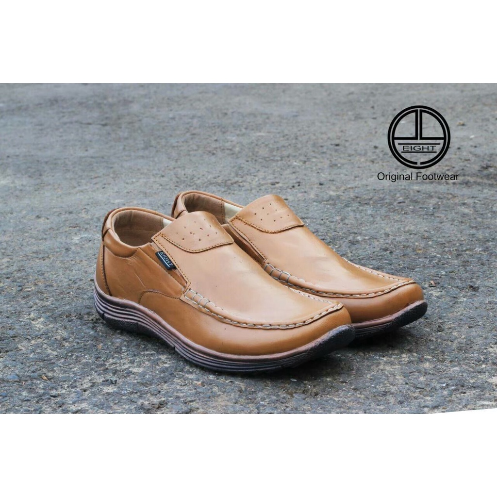 SepatuFormal Pantofel Slip On Pria Sepatu Pria Casual Formal Kulit Asli Sepatu Formal Pria Pantofel Kerja Kuliah formal Original Kekinian Murah Terlaris Sepatu Loafer Kulit Pria