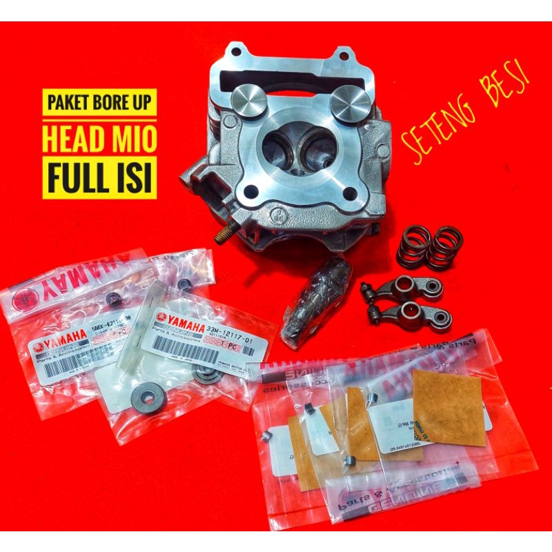 PAKET BORE UP MIO PNP KLEP 28/24-29/24-30/25-31,5/27-34/29,-35/30SET FULL ISI- BOYRENK RACING