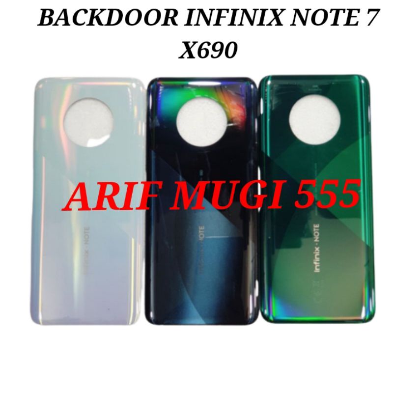 BACKDOOR BACKCOVER KESING CASING HOUSING TUTUP BELAKANG INFINIX NOTE 7 X690 ORIGINAL