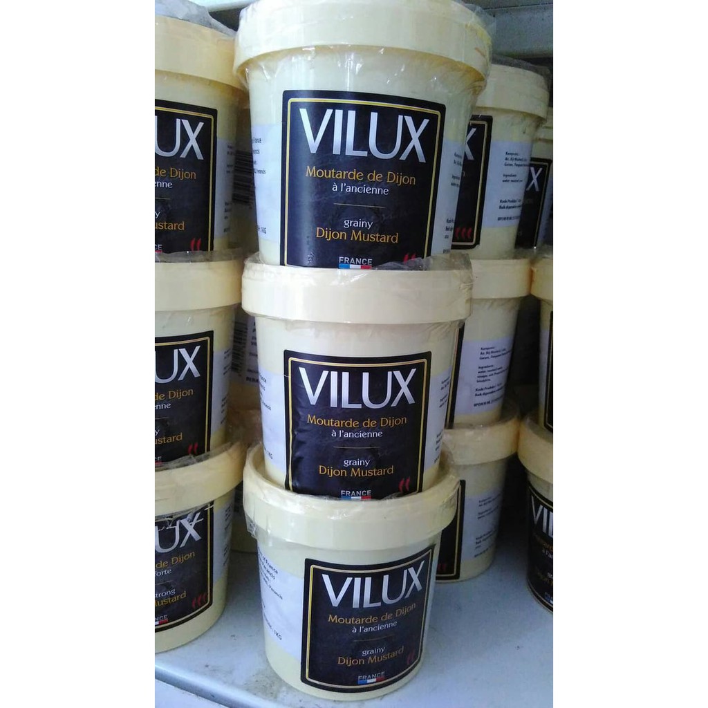 

Vilux Dijon Mustard / Grainy Dijon Mustard - 1kg