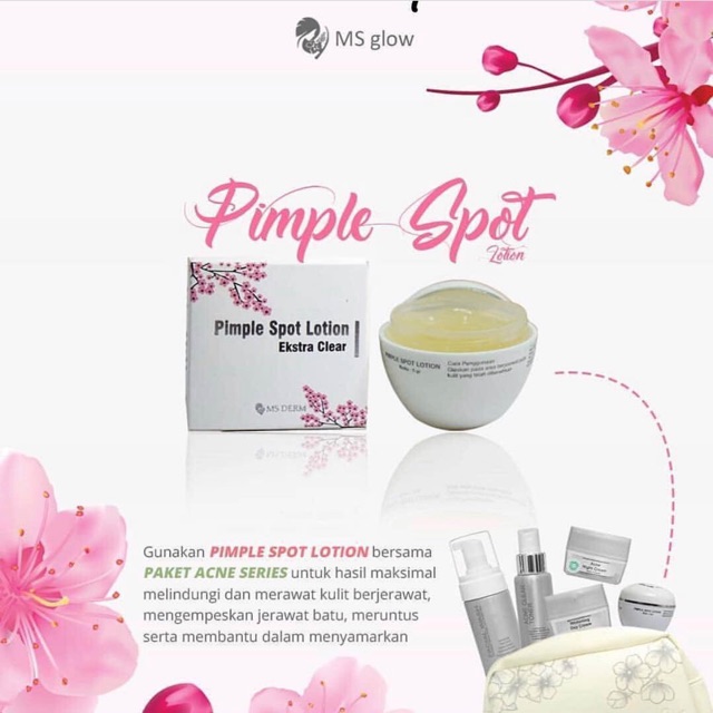 Ms Glow Pimple Spot Lotion Salep Acne Shopee Indonesia