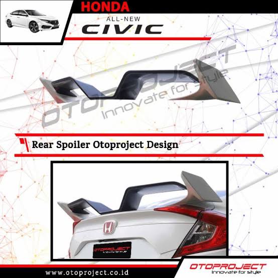 Spoiler All New Civic Turbo Otoproject Design