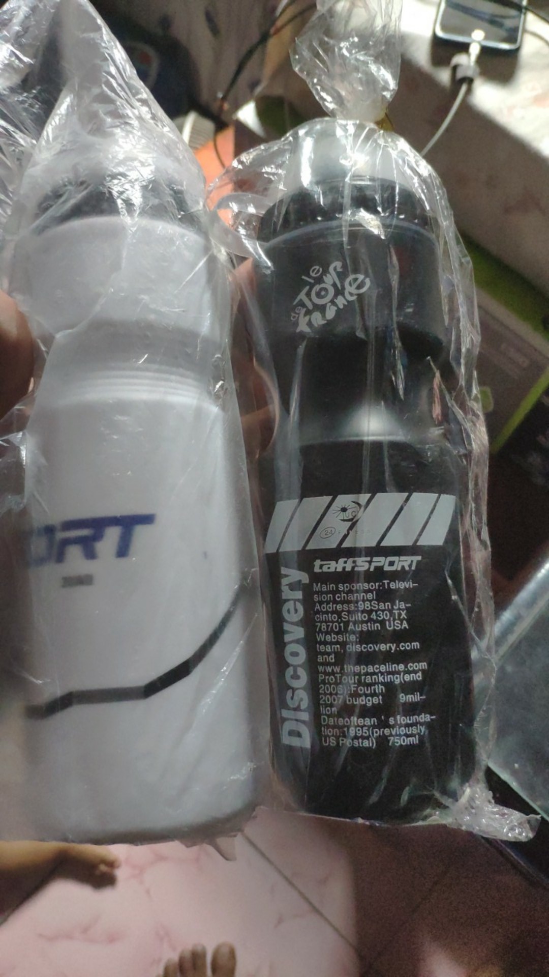 Taffsport Botol Minum Olahraga Sepeda 750ml - 30a11 - White