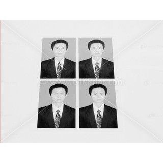 Cetak Pas  Foto Lab GIKC 1602 Ukuran 4x6 Hitam  Putih Kertas 
