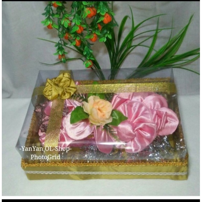 PARSEL BAJU TIDUR KIMONO SATIN 2in1