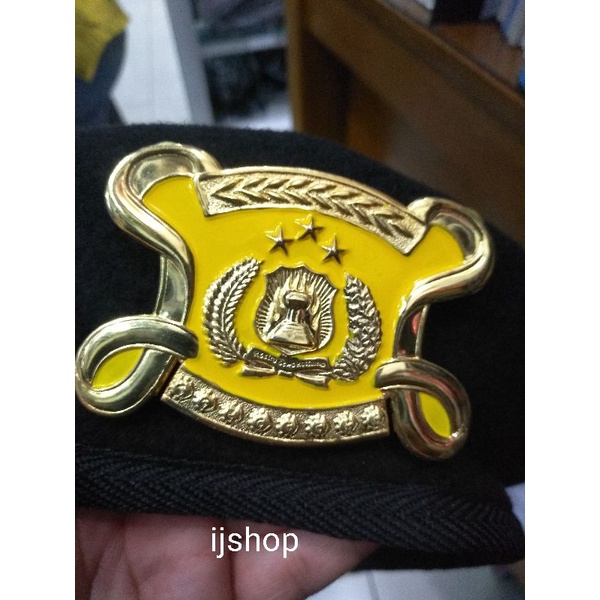 Emblem Baret Shabara Polisi Jatah