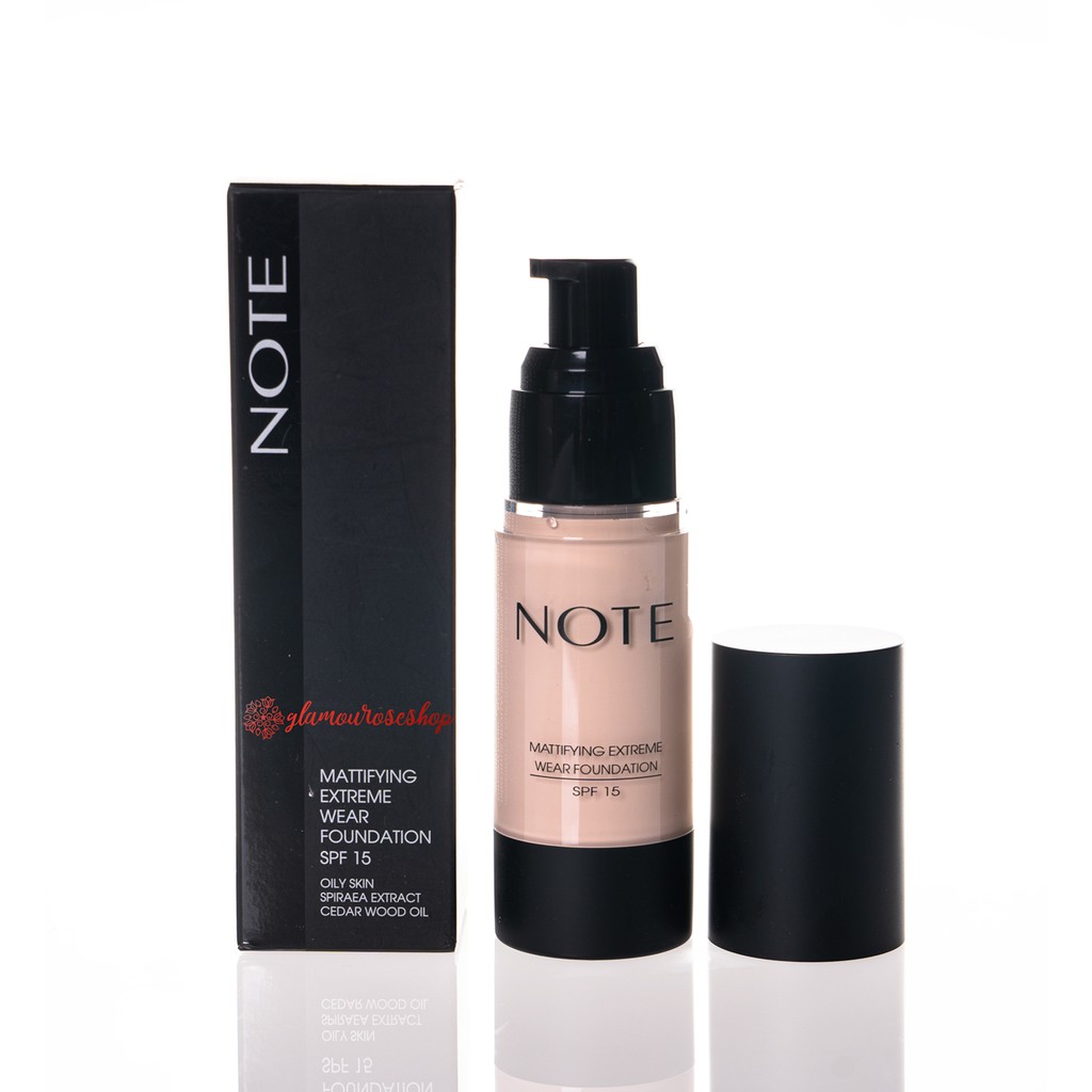 ❤️Glamouroseshop❤️ NOTE COSMETICS  Mattifying Extreme Wear Foundation