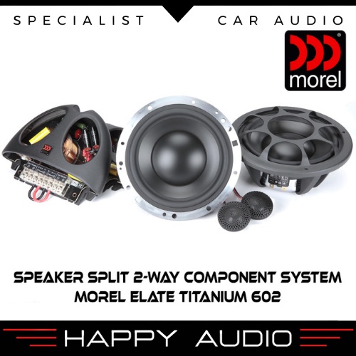 Speaker Split 2-Way MOREL ELATE TITANIUM 602 Audio Mobil Morel ORIGINAL