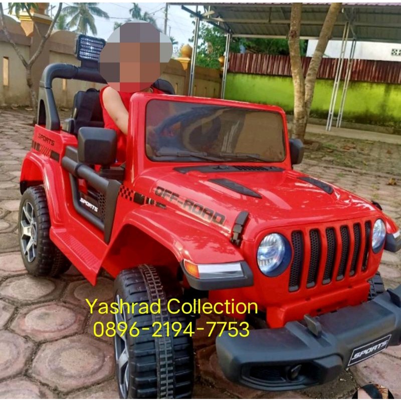 Mainan Mobil Aki Anak Anak Jeep Off Road PMB 8288-7