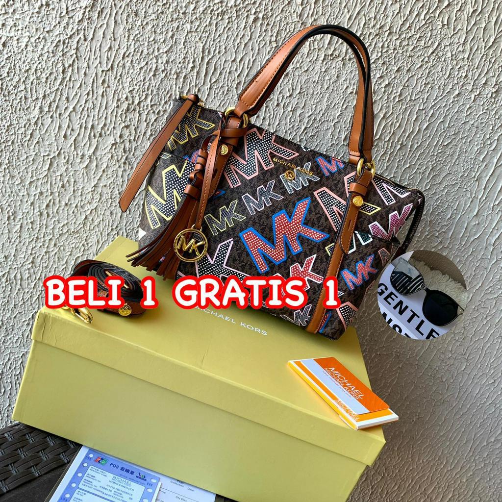 (MICROCHIP) LUXY LX2257 TAS TOTE WANITA SULLIVAN GRAFITTI FREE BOX + DUSTBAG KUALITAS VIP PLATINUM 1:1