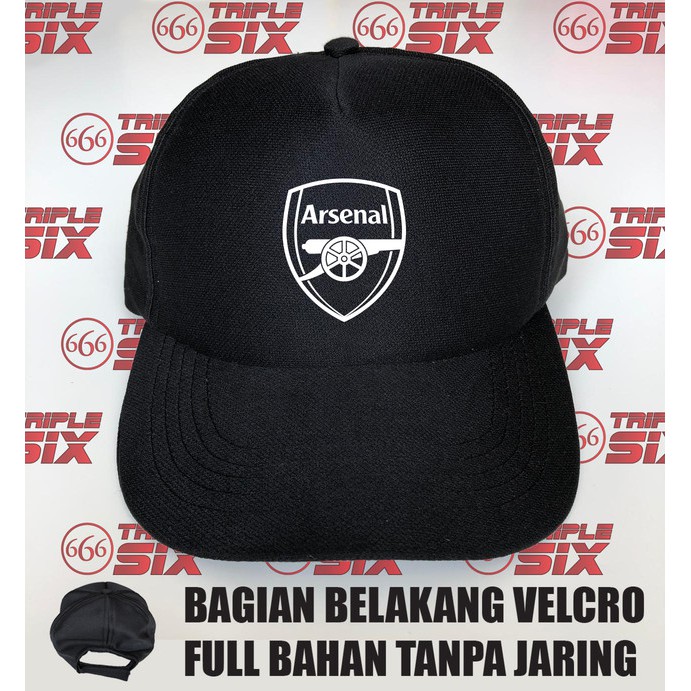 Topi Full Bahan Arsenal logo