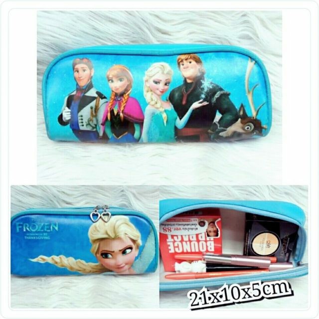 

Dompet frozen buat kosmetik tempat pensil dll