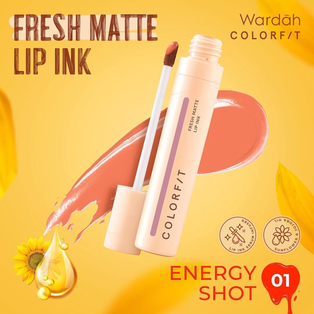 WARDAH COLORFIT Fresh Matte Lip Ink 4gr