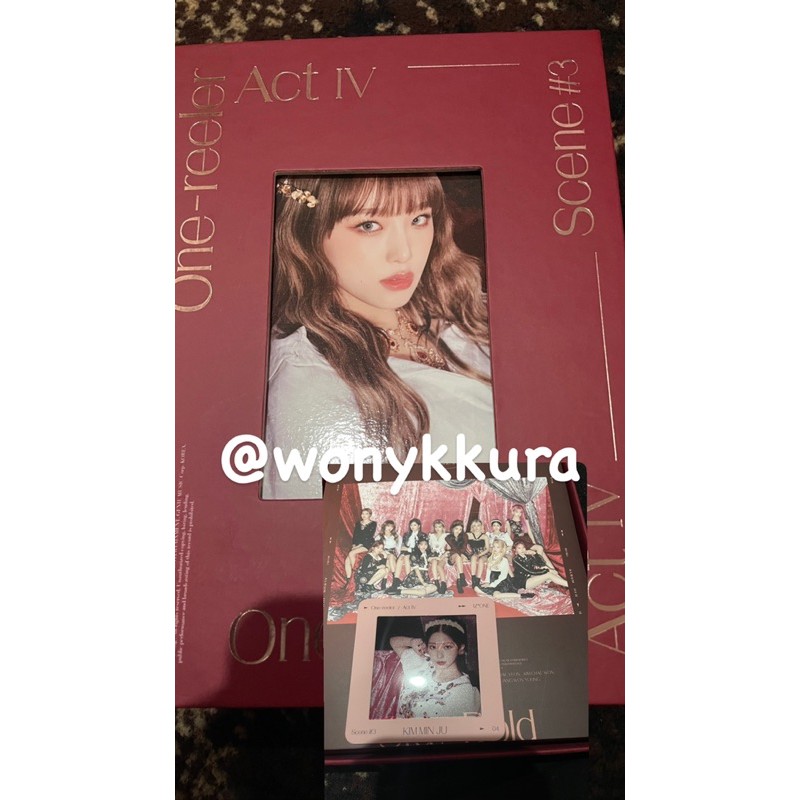 Izone Album Photocard Minju, Wonyoung, Sakura, Yuri,