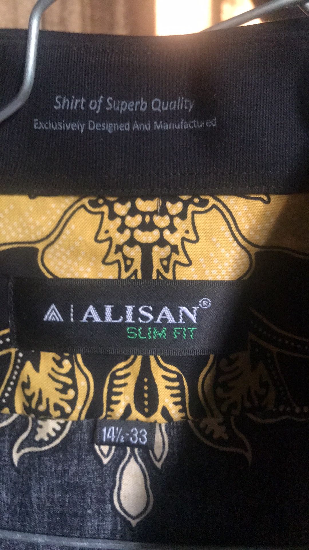 Kemeja Alisan, Alisan Batik Lengan Panjang, Batik Pria Slimfit, Batik Alisan Size S M L Xl