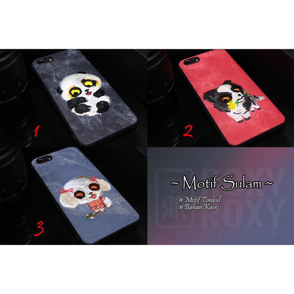 Case 3D Motif Sulam Oppo F5 F7