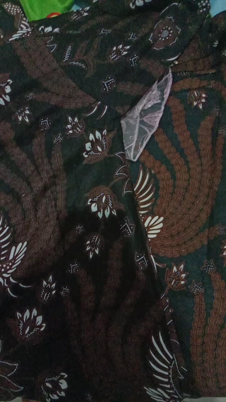 Batik Couple Kebaya Set Kemeja Pria Lengan Pendek || Batiksp