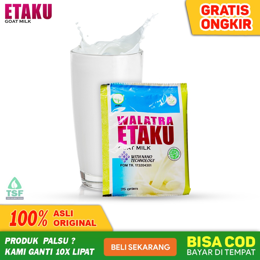 

Walatra Etaku Goat Milk Susu Kambing Bubuk Asli (Garansi Uang Kembali)
