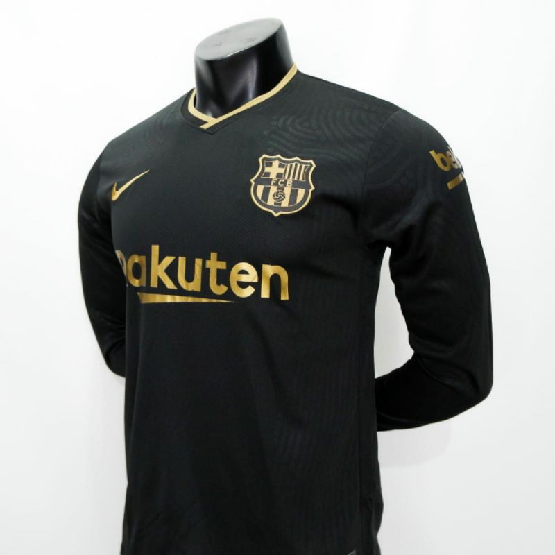 Jersey Bola Barca Away Longsleeve 2020/2021 Grade Ori