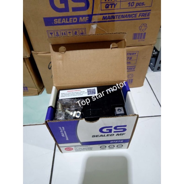 Aki GS ASTRA GTZ7S SATRIA FU 150, SATRIA FU 150 NEW.VARIO 125 LED..VARIO 150 LED.SONIC 150 R.CBR 150 R DLL