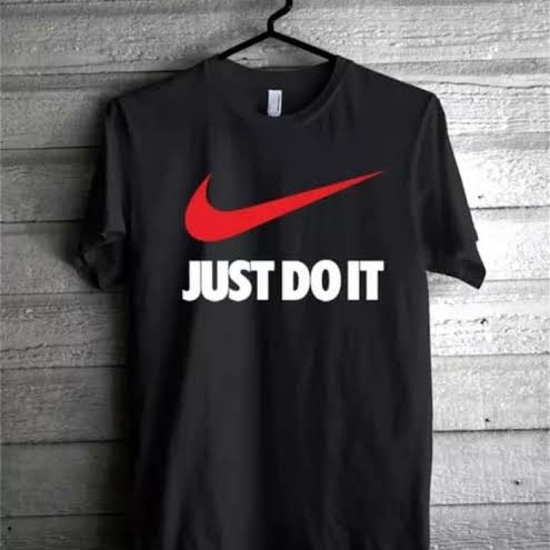 KAOS BAJU TSHIRT FASHION SPORT PRIA WANITA NIKE JUST DO IT COMBED 30S/COD