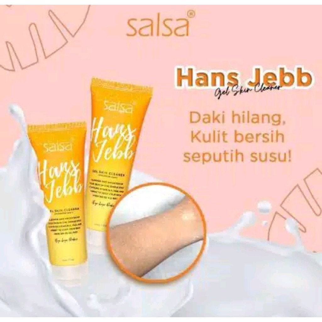 Salsa Hans Jebb | Gel Skin Cleaner | Perontok daki