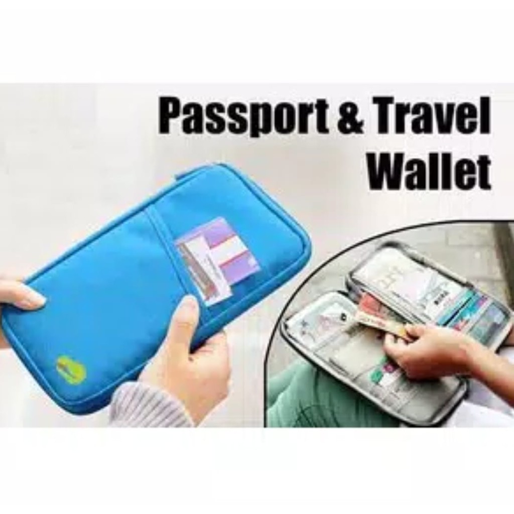 DOMPET ORGANIZER PENYIMPAN KARTU PASSPOR CARD WALLET POCKET PASSPORT