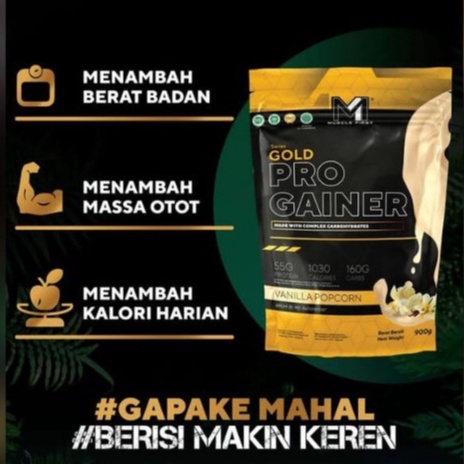 Muscle First Pro Gainer 6 lbs 2.721 gram - MuscleFirst M1 Susu Protein Gym Bulking Penambah Berat Badan