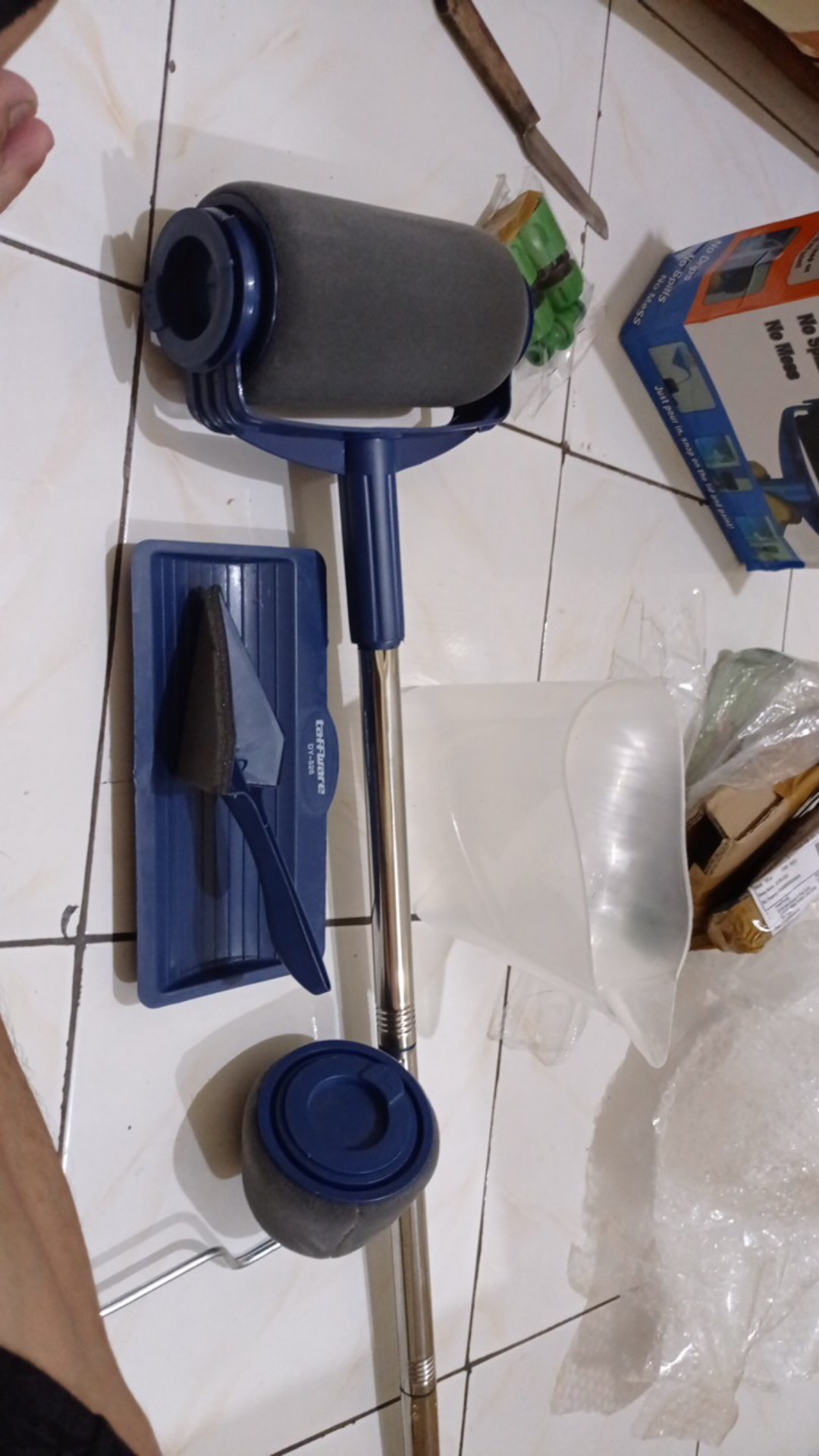 Paint Roller Pro Roll Cat Tembok Otomatis Anti Tumpah