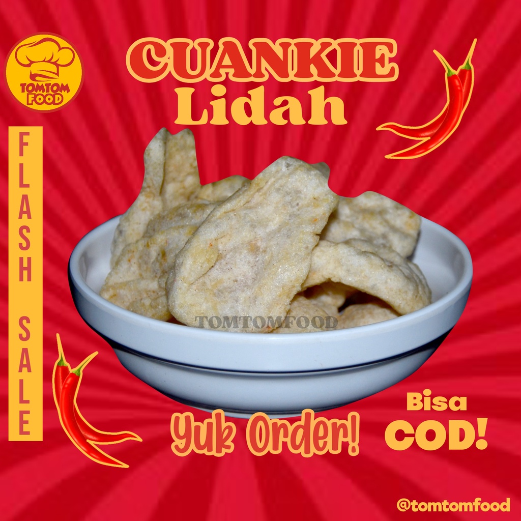 

Cuanki Lidah Gurih 10 pcs Termantap / Cuankie Tahu Lidah Toping Baso Aci