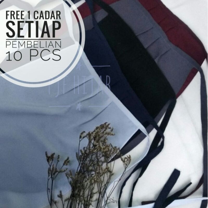 Cadar Tali Anak Rempel Cantik Niqab Niqab Tali Model Rempel / Kerut