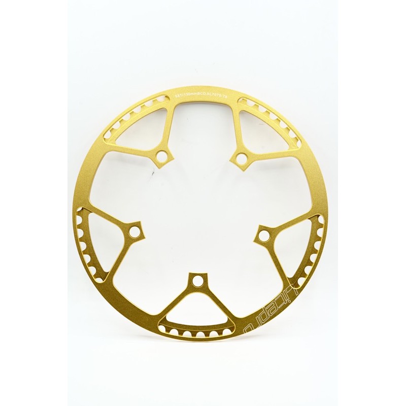 LITEPRO Chainring 58T 130mm Crankset Gold Ultralight Folding Bike - ORIGINAL  5.002.0333