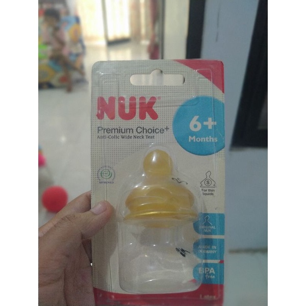 preloved dot / nipple NUK Latex wide nex