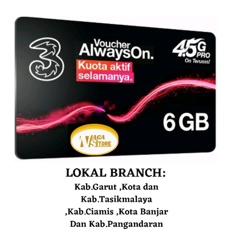 VOUCHER TRI AON 6GB