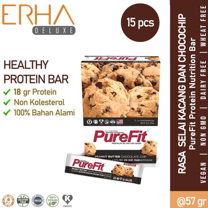 

Protein Bar PureFit 18 gr 15pcs– Peanut Butter Chocolate/ Snack Diet