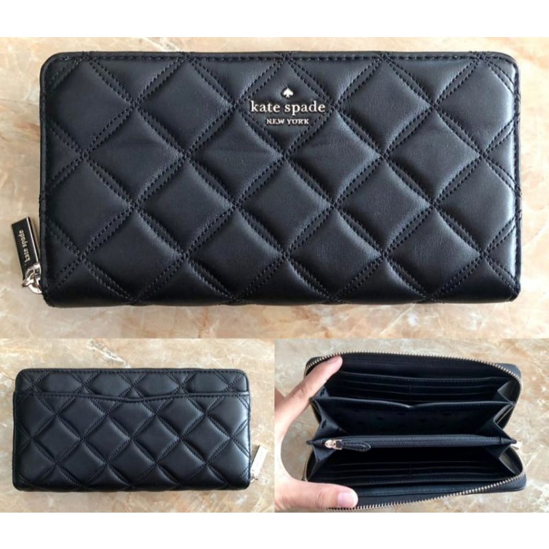 Kate Spade Natalia Large Continental Wallet Black