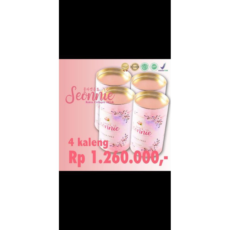 Seonnie Collagen Drink 4 Box Original / Korea Collagen Drink Seonnie