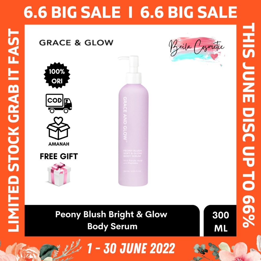 Peony Blush Bright & Glow Body Serum