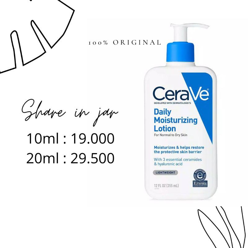 cerave moisturizer share in jar original