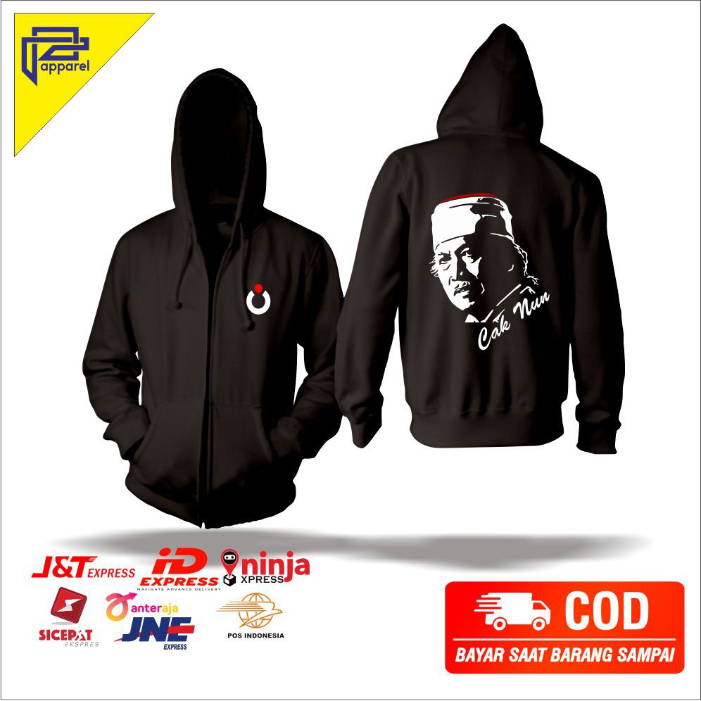 JAKET HOODIE ZIPPER CAK NUN MAIYAH KIAI KANJENG ATASAN OUTWEAR PRIA TERBARU