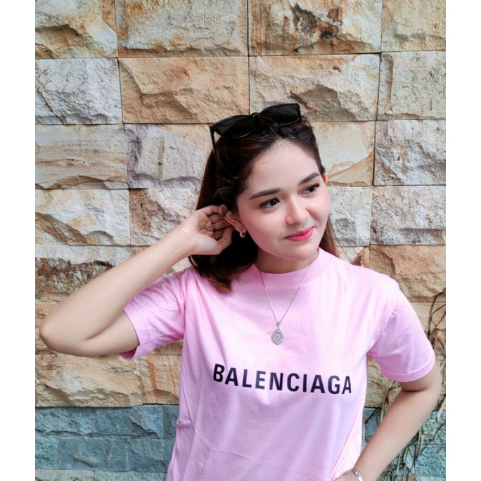 BASIC T-SHIRT BAL3NCI*AGA✨ KAOS ATASAN WANITA KOREAN STYLE PREMIUM CUSTOM